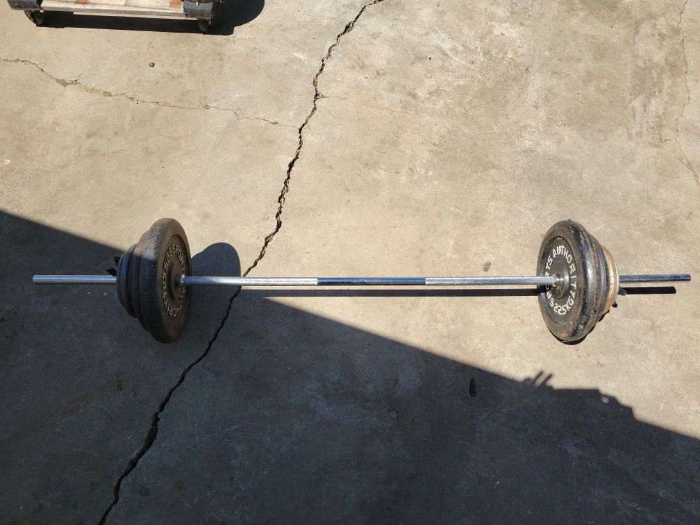 Standard 1" weight plates $0.80 per pound