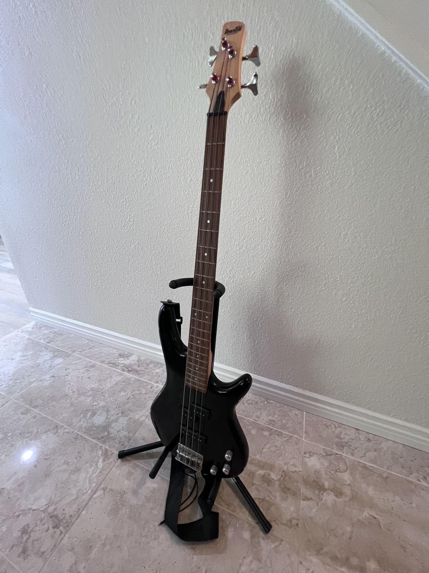 Ibanez Gio Electric Bass Guitar with Stand