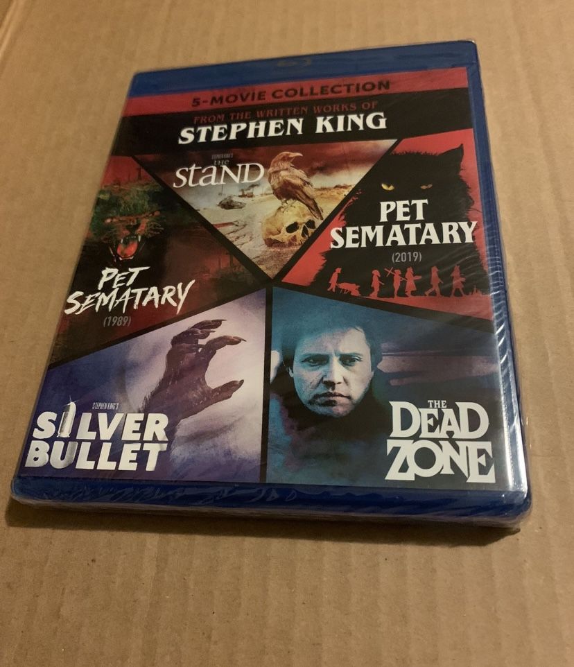 blu ray stephen king 5 movie collection bluray brand new