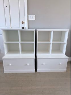 Pottery Barn Kids Storage Cubby and Bookshelves (sold as a set)