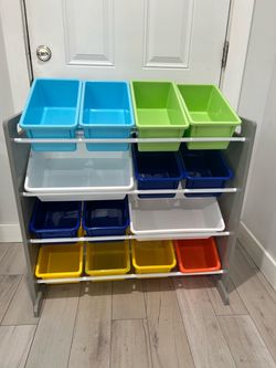 Kids Toy Storage Organizer with Bins