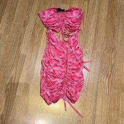 Ruched Mini Dress