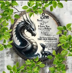 Dragon Mom Son Wall Plaque ( limited time sale)