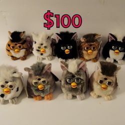 Lot of 9 Furby Babies  $100