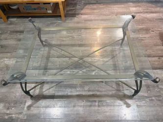 Glass Coffee Table – $30