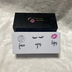 G by Gennaro white makeup brush holder box organizer