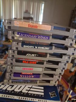 Nes games $10 each pick up in Glendale tested and working