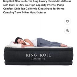 King Coil California King Air Mattress 