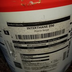 Interthane 990 Epoxy Paint, Polyurethane.