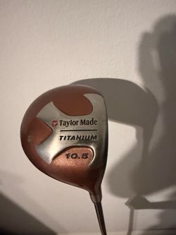 TaylorMade Titanium 10.5° Golf Driver – Bubble Shaft