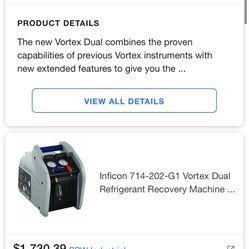Inficon Refrigerant Recovery Machine!!!