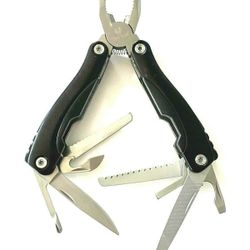 Multi Tool Pliers Pocket Knife Kit Folding Hand Knives Multi Tool Set BLACK