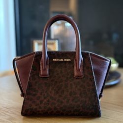 Burgundy Michael Kors Purse 
