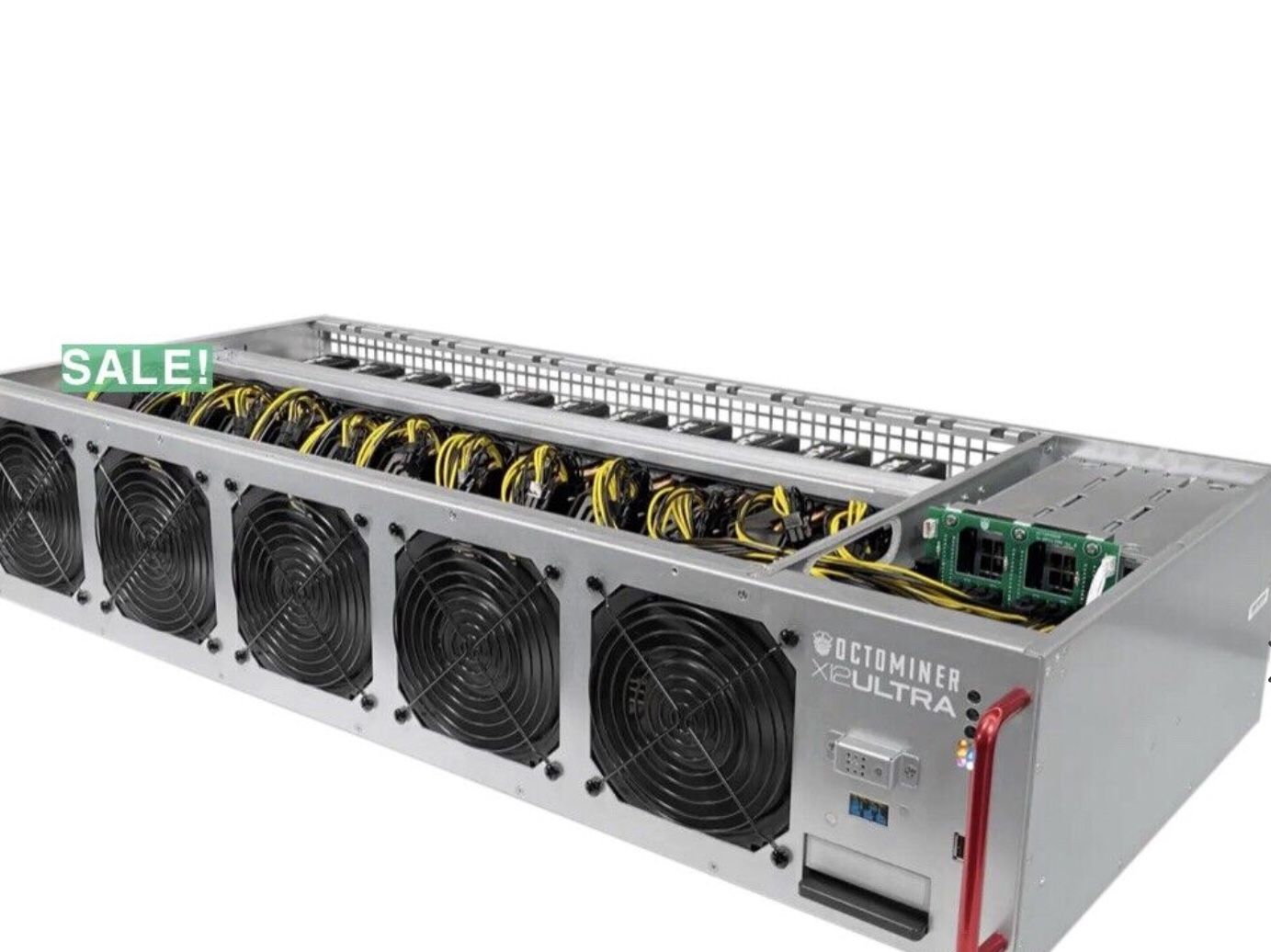OCTOMINER X12 ULTRA CRYPTO Mining Rig W/2 GPU for Sale in Los Angeles