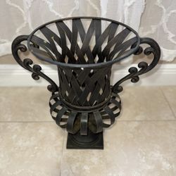Vintage Style Wrought Iron Urn / Planter