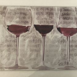 Wine Glass Cutting Board 