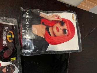 Red costume wig