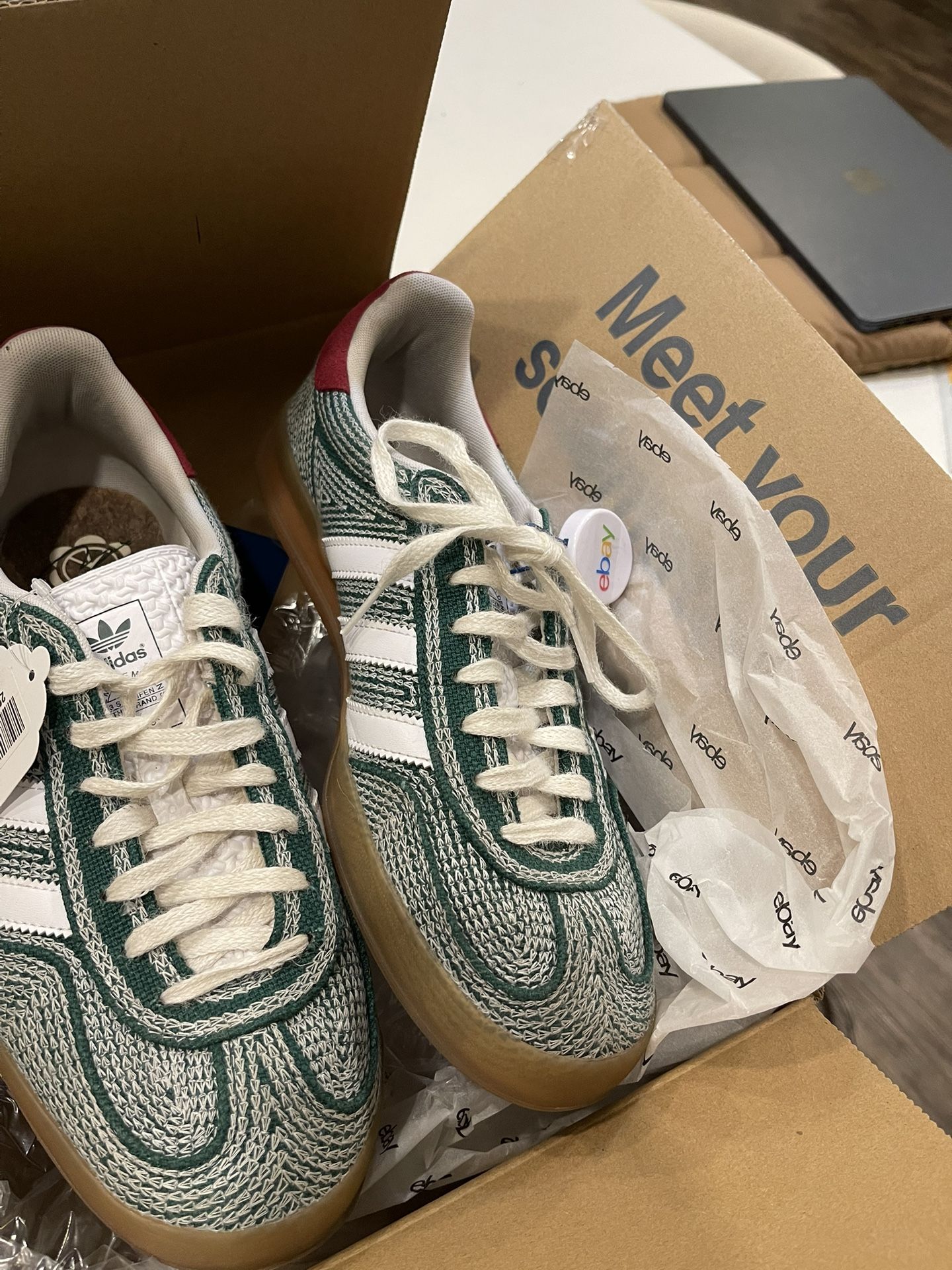Adidas Gazelle Sean Wotherspoon Hemp Green Men’s Size 10.5