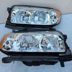 06-08 Subaru Forester Headlights Luces Focos Micas Faros Faroles Headlamps