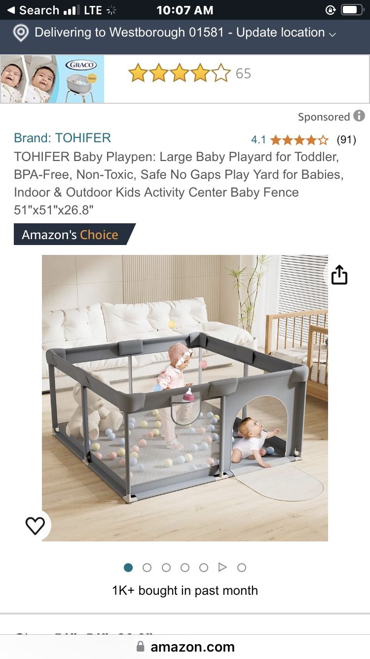Large Play yard