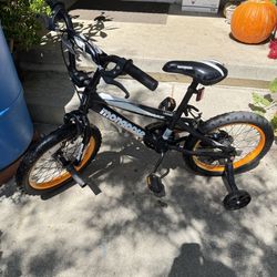 Mongoose Mutant Kids BMX Style Boys Bike 16-in. w/Training wheels Ready to Ride!