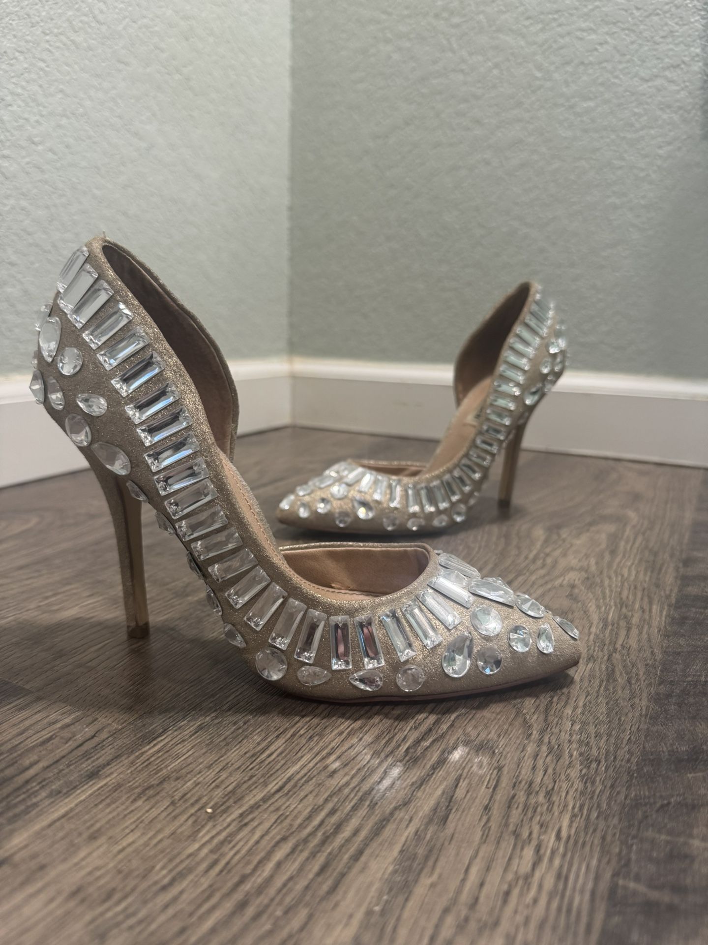 Steve Madden Crystal Stiletto Heels – Discontinued + Rare – Size 6.5 – $50