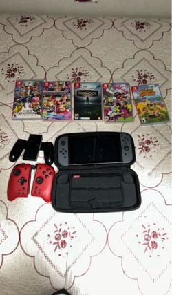 Nintendo Switch Bundle with Games and Case
