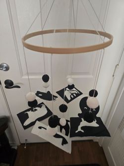 Black and White Baby Mobile