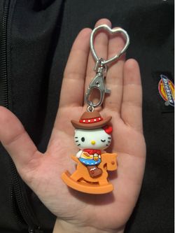 Sanrio Hello kitty cowgirl keychain (key ring)