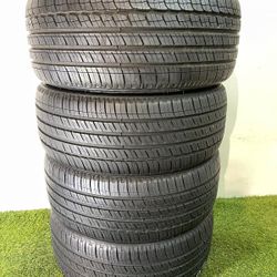 V526  225 60 18 100H  Michelin Primacy Tour A/S  4 Used Tires  80%-90% Life 
