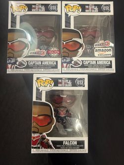 Funko Pop! Marvel Falcon & Winter Soldier Captain America #818 Amazon Exclusive