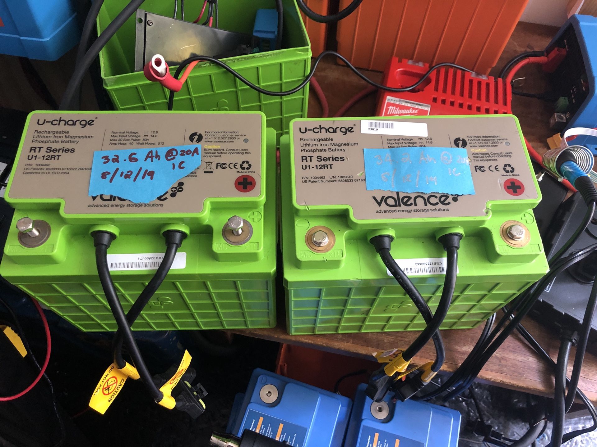 Valence LiFePo4 batteries 12V capacity tested