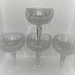 4 WATERFORD Crystal Glasses