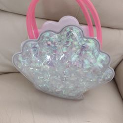 Disney ( The Little Mermaid) Girls Sea Shell Sparkle Purse
