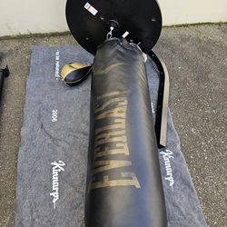 Punching Bag 100lbs With Stand And Speed Bag 