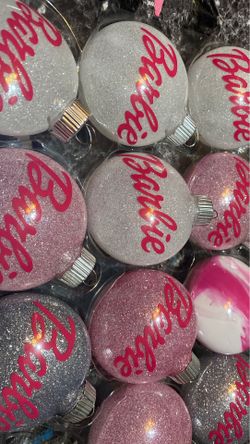Customized Christmas ornaments