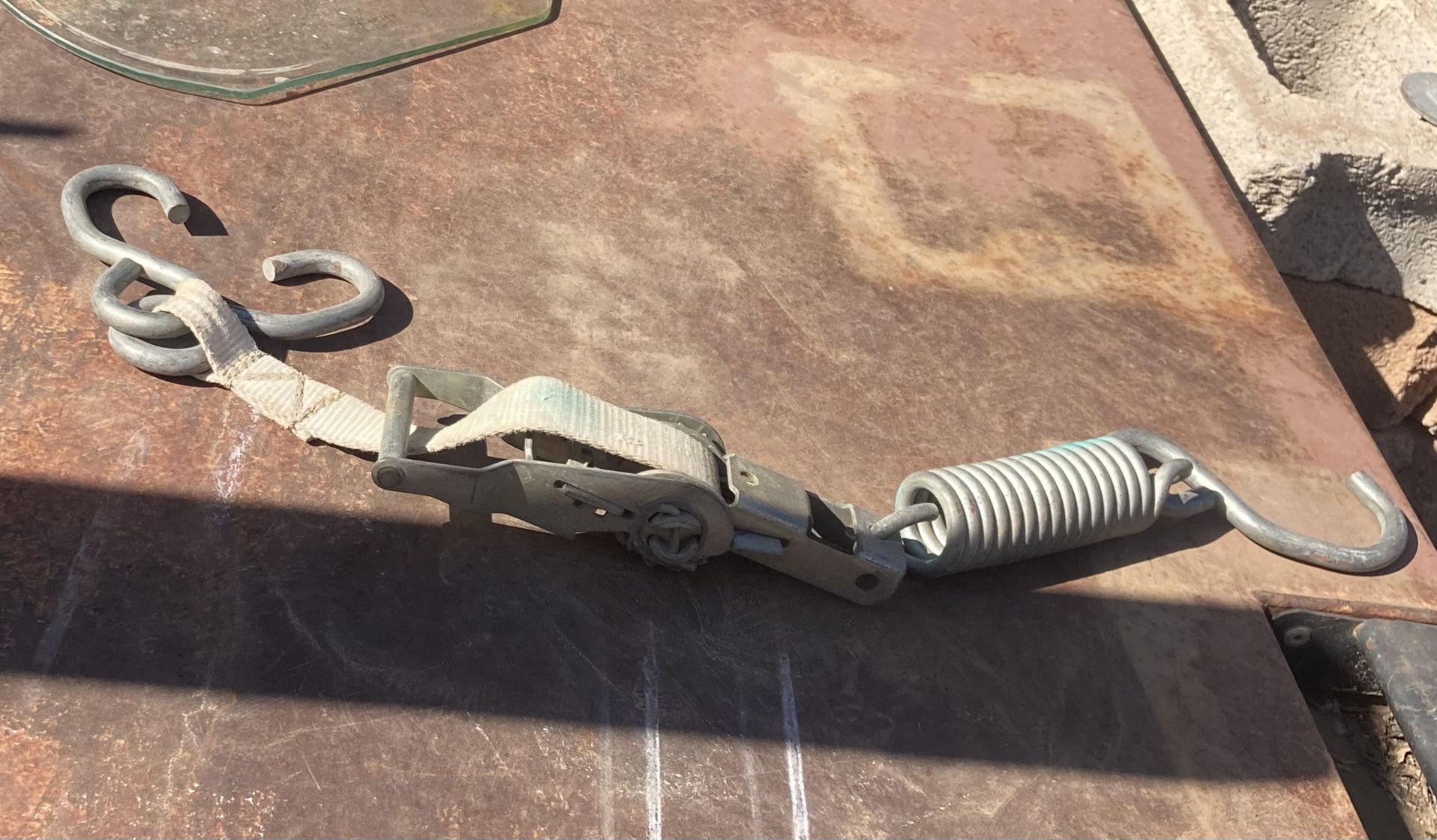 Ratchet Strap, Hooks, Spring. 19 Ave & Thunderbird 