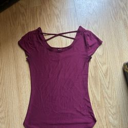 no boundairs marron top size womens extra small (1)