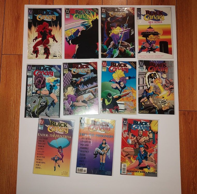 Black Canary 1993 No. 2-9, 11-12, 1992 no.4 DC Comics New