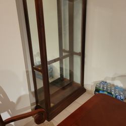 Curio, Display Case, Glass Shelving 