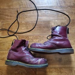 Vintage Punk Rock Steel Toe Dr Marten Boots