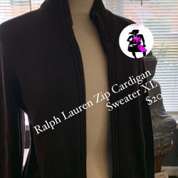 Ralph Lauren Zip Cardigan XL Thumbnail