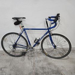 1995/96 LeMond Tourmalet 24 Speed Bicycle w/Shimano Shifters/Brakes/Derailleur Cro-Moly Frame Blue USA - Many add-on's included!
