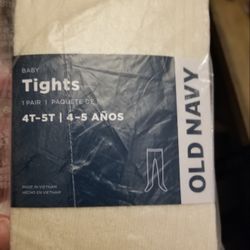 Old Navy 4T-5T Girls Tights. 1 Pair