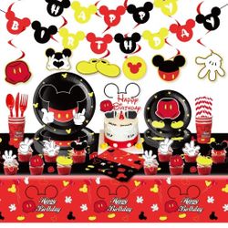 Mickey Mouse Birthday,  Babyshower Decorations 