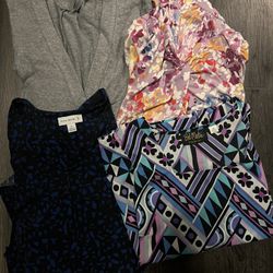 4 Susan Graver Bob Mackie Tops Size Medium