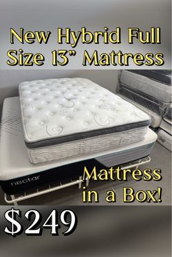 New Hybrid Full Size 13" Mattress