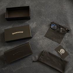 Chrome heart glasses