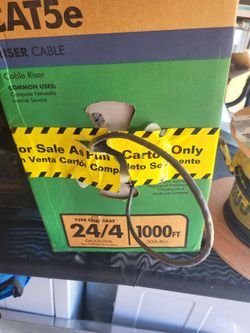 Cat5e riser cable