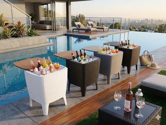 patio cooler outdoor beverage bar NEW